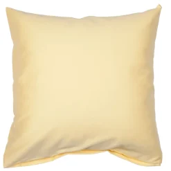 Janine Colors Mako-Satin Kissenbezug Gelb 40 x 40 cm