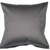 Janine Colors Mako-Satin Kissenbezug Graphit 40 x 40 cm