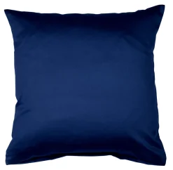 Janine Colors Mako-Satin Kissenbezug Marine 40 x 40 cm