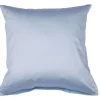 Janine Colors Mako-Satin Kissenbezug Perlblau 40 x 40 cm