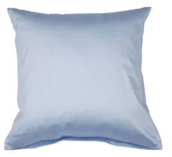 Janine Colors Mako-Satin Kissenbezug Perlblau 40 x 40 cm