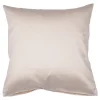 Janine Colors Mako-Satin Kissenbezug Sand 40 x 40 cm