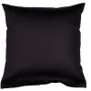 Janine Colors Mako-Satin Kissenbezug Schwarz 40 x 40 cm