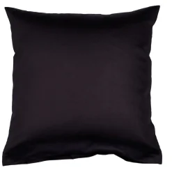 Janine Colors Mako-Satin Kissenbezug Schwarz 40 x 40 cm