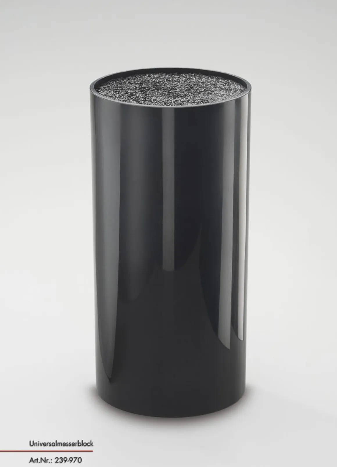 Justinus Messerblock Black Pearl unbestückt