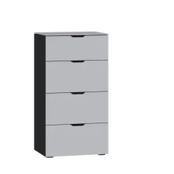 Jutzler Kommode 03 Grau Schwarz