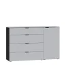 Jutzler Kommode 08 Grau Schwarz