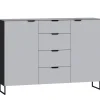 Jutzler Kommode 17 Grau Schwarz