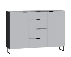 Jutzler Kommode 17 Grau Schwarz