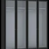 Jutzler 4-trg Drehtürenschrank Longline