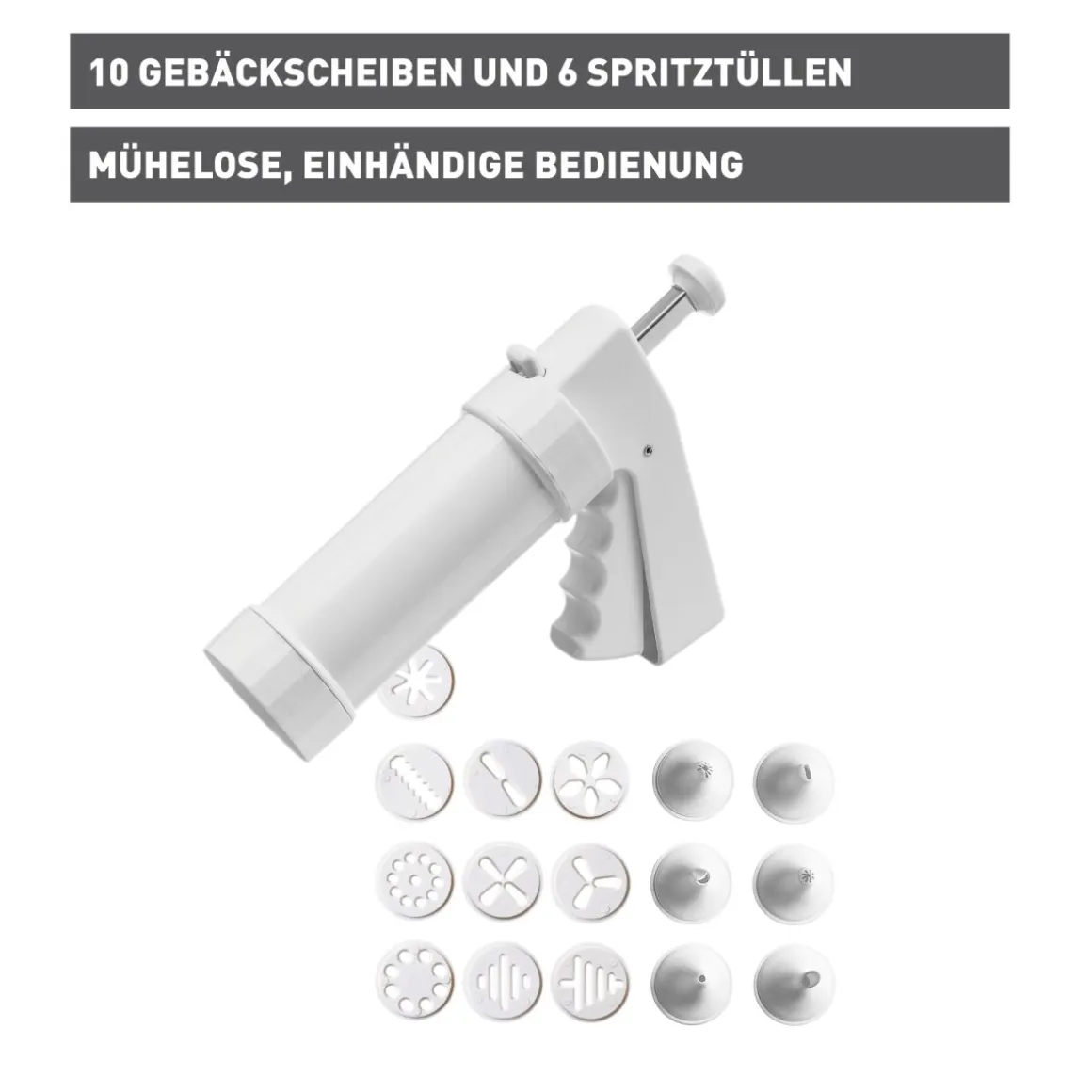 Kaiser Gebäckpresse inkl. 10 Formscheiben