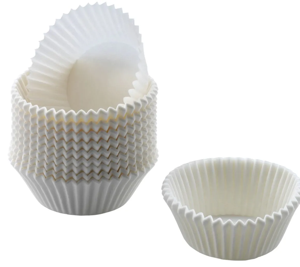 Kaiser 200 Muffin-Papierbackförmchen-Set Creativ Weiß