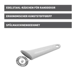 Kaiser Teigrädchen Pâtisserie