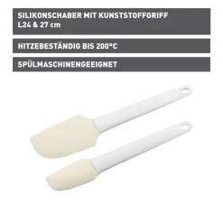 Kaiser 2-tlg Teigschaber-Set Pâtisserie