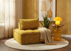 KARE 1-Sitzer Sofa Portofino Gelb