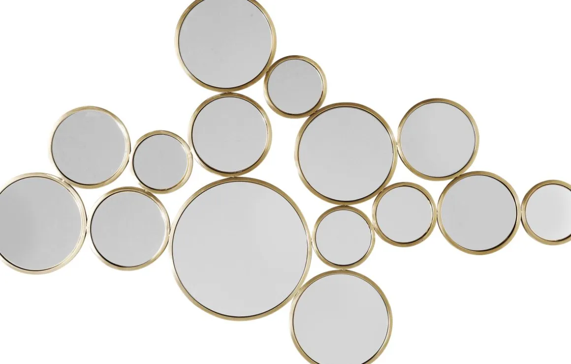 KARE Spiegel Bubbles Brass