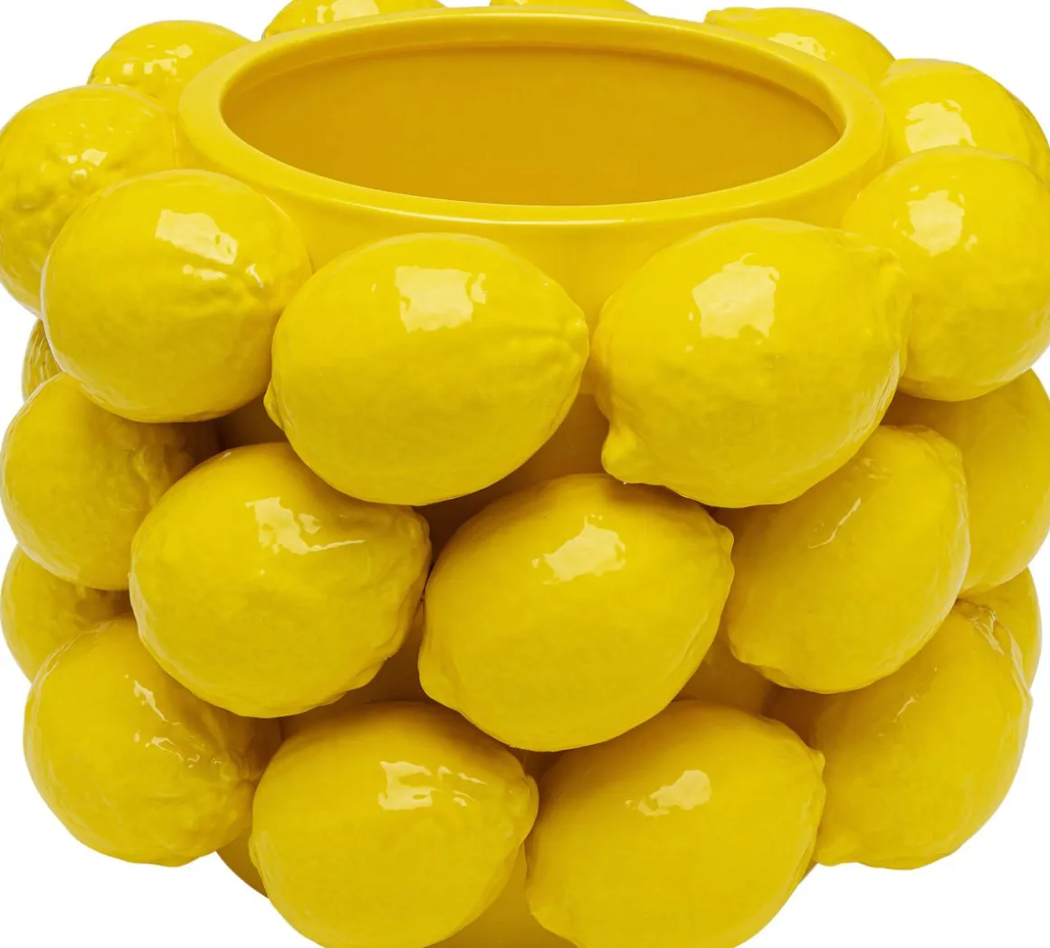 KARE Vase Lemon Juice Gelb