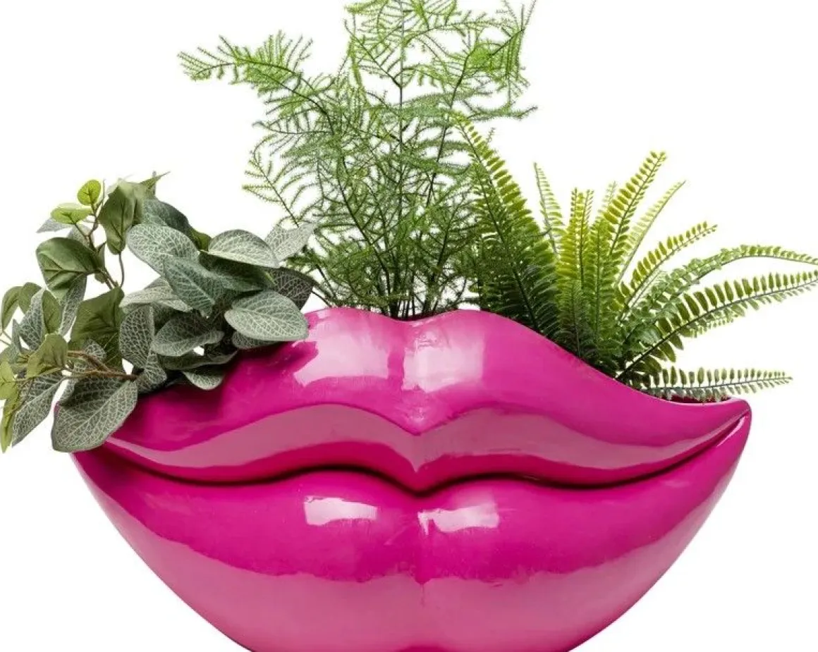 KARE Vase Lips Pink