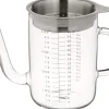 Küchenprofi Fett-Trennkanne 1 Liter, Aus Glas & Rostfreiem Edelstahl