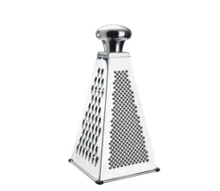 Küchenprofi Reibe Quadro maxi Silber B 12 cm