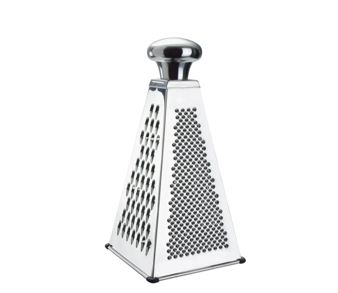 Küchenprofi Reibe Quadro maxi Silber B 12 cm