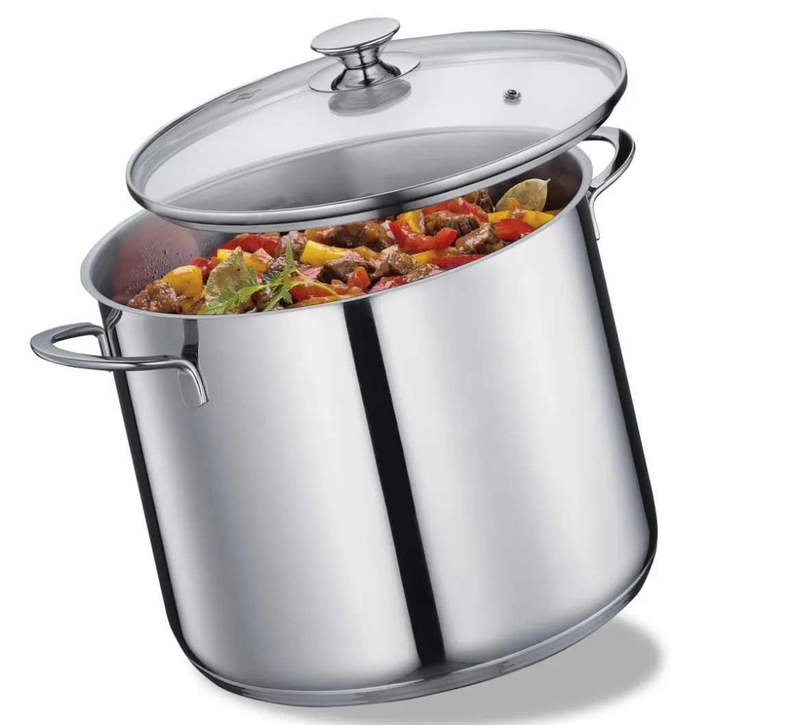Küchenprofi Suppentopf Capri Silber 10L