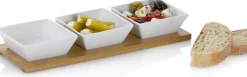 kela Dip Schalen-Set Philipa mit Bambusplatte