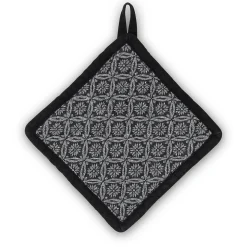 kela Topflappen weiĂ-schwarz Muster Gianna