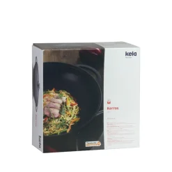 kela Wok schwarz Kerros Aluguss