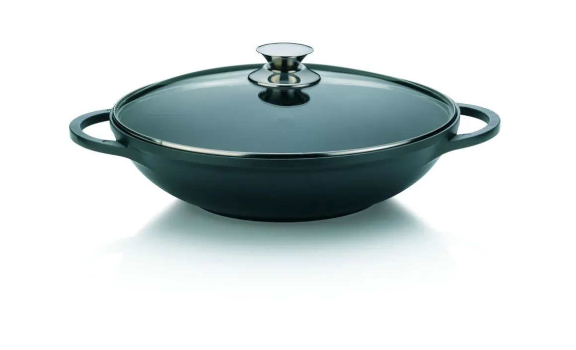 kela Wok schwarz Kerros Aluguss