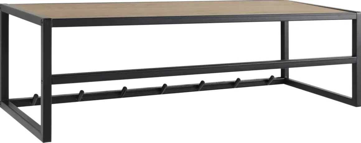 Kleiderhakenbrett Seaford Eiche 77 x 28 cm
