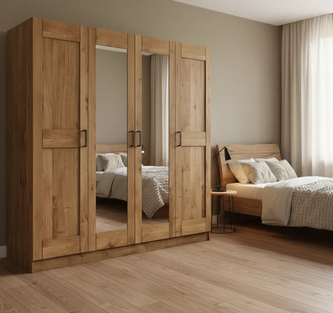Kleiderschrank Toni 4 Türen