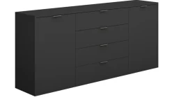 Kommode Bonnie Anthrazit 178 x 87 cm