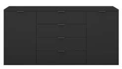 Kommode Bonnie Anthrazit 178 x 87 cm