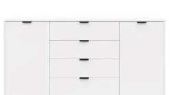 Kommode Bonnie Ice White 178 x 87 cm