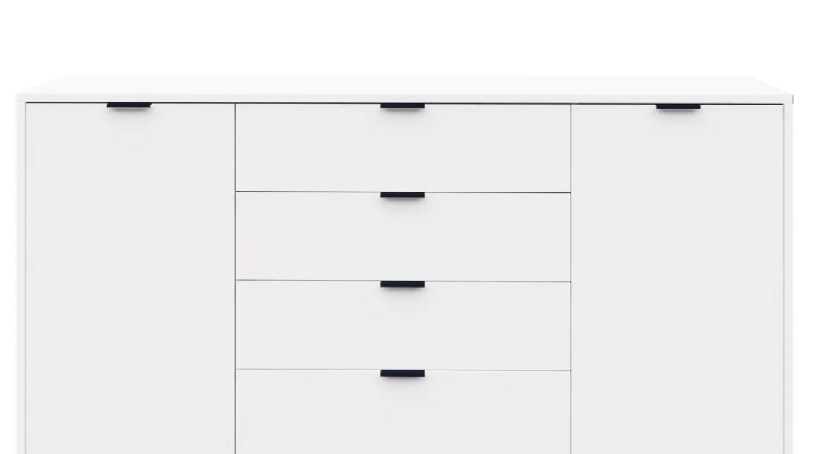 Kommode Bonnie Ice White 178 x 87 cm