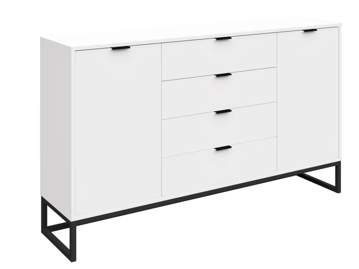 Kommode Bonnie Ice White 178 x 87 cm