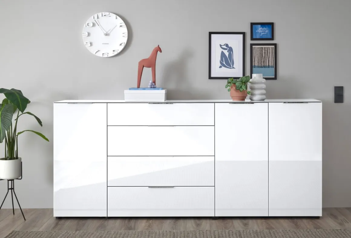 Kommode Santorin Weiß 226 x 99 cm