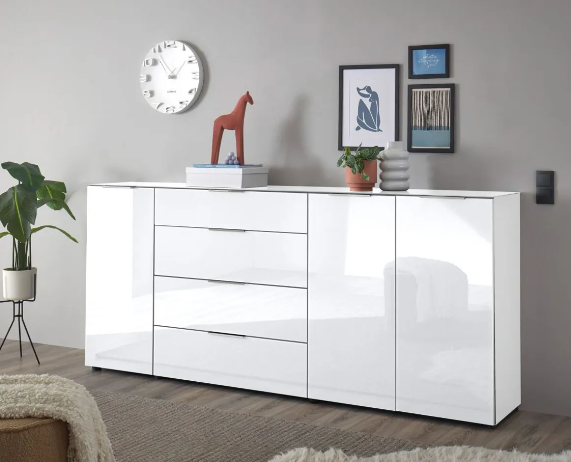 Kommode Santorin Weiß 226 x 99 cm