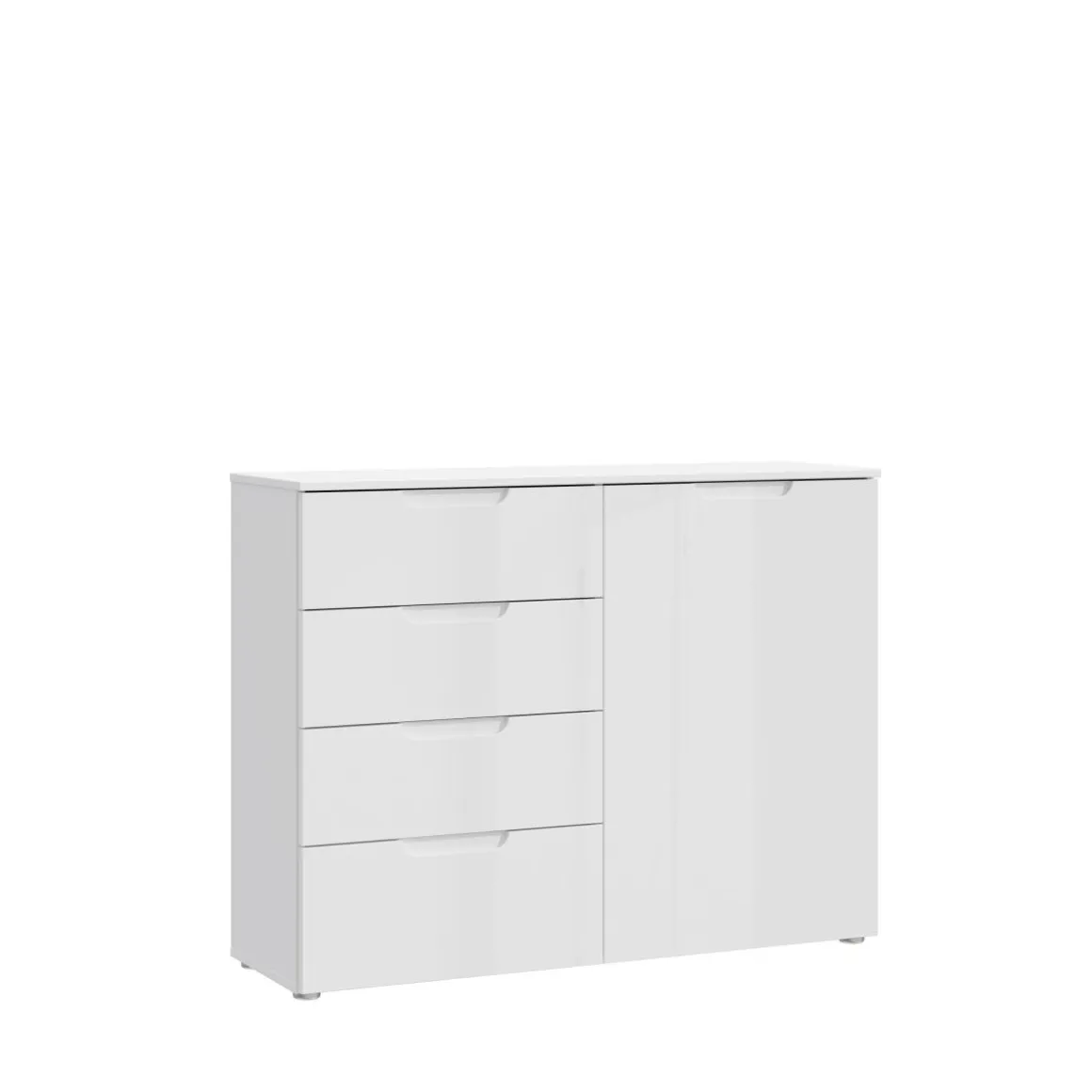 Kommode Sienna Weiß 110 x 85 cm