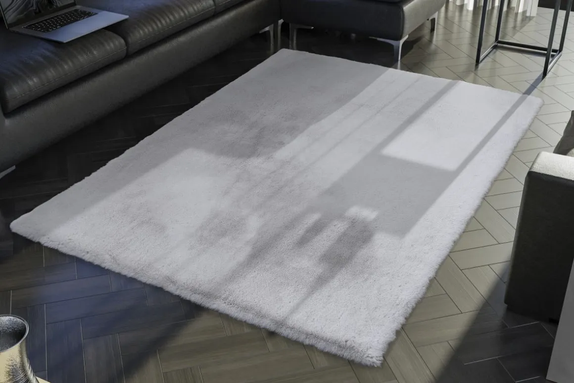 Kunstfell Rabia Soft Grau 67 x 130 cm