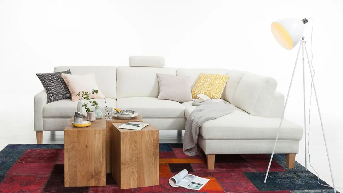 Lascondo Ecksofa Calama 2.0 Elephant