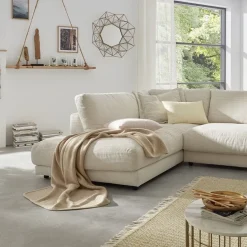 Lascondo Ecksofa Hagerstown 2.0 Cord Snow