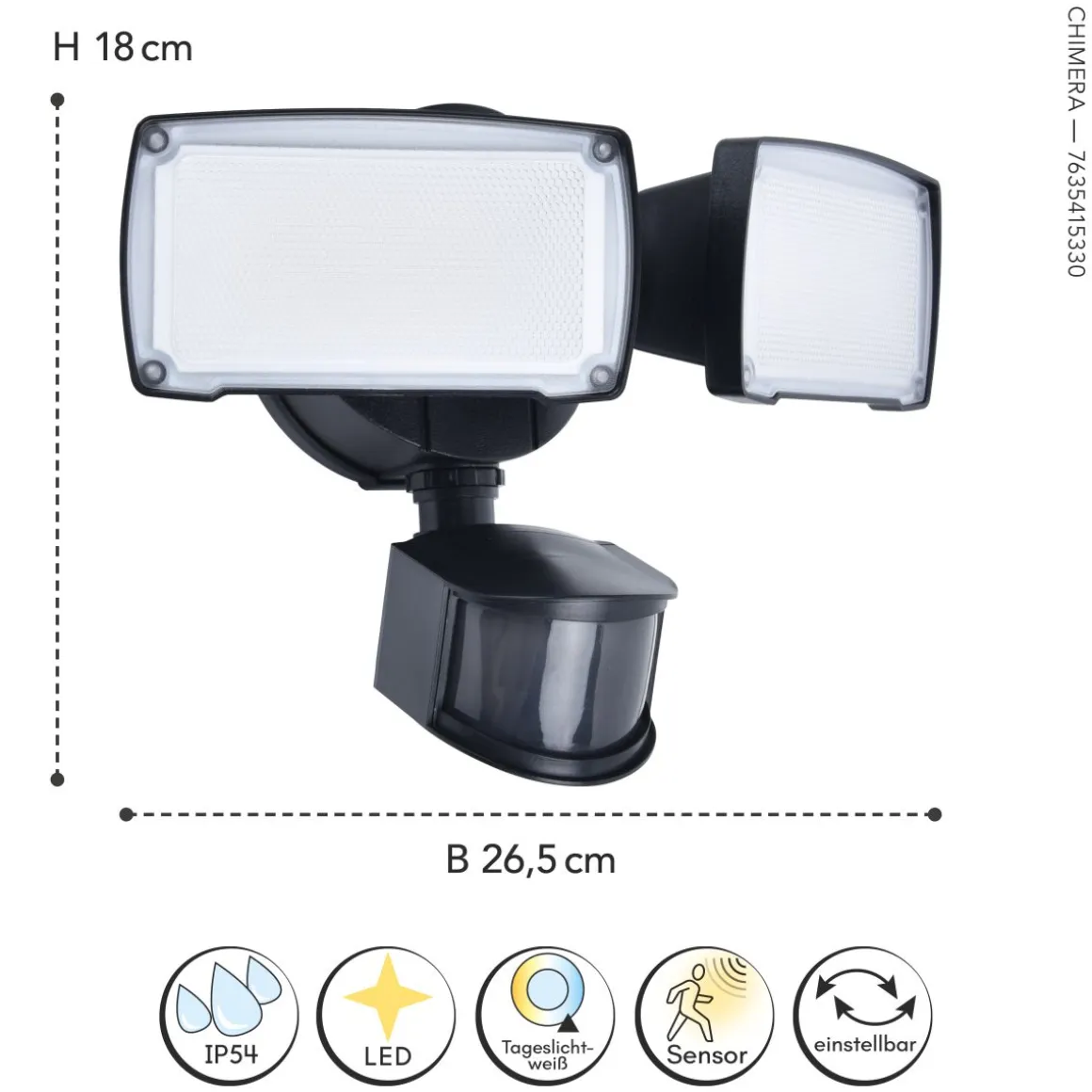 LED Außenwandlampe Chimera