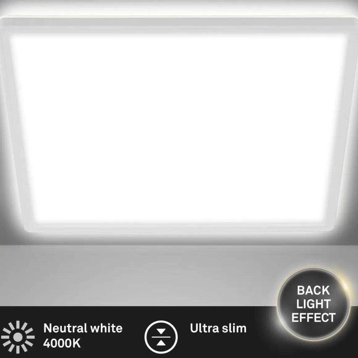 LED Deckenlampe Halo 30 x 30 cm