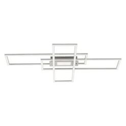 LED Deckenleuchte Asmin 99 x 69,5 cm Silber