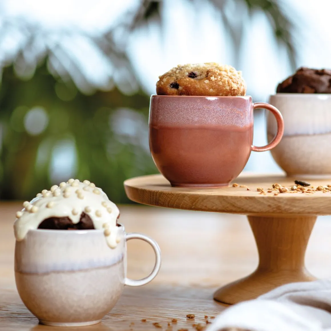 like by Villeroy & Boch Becher mit Henkel Perlemor Sand