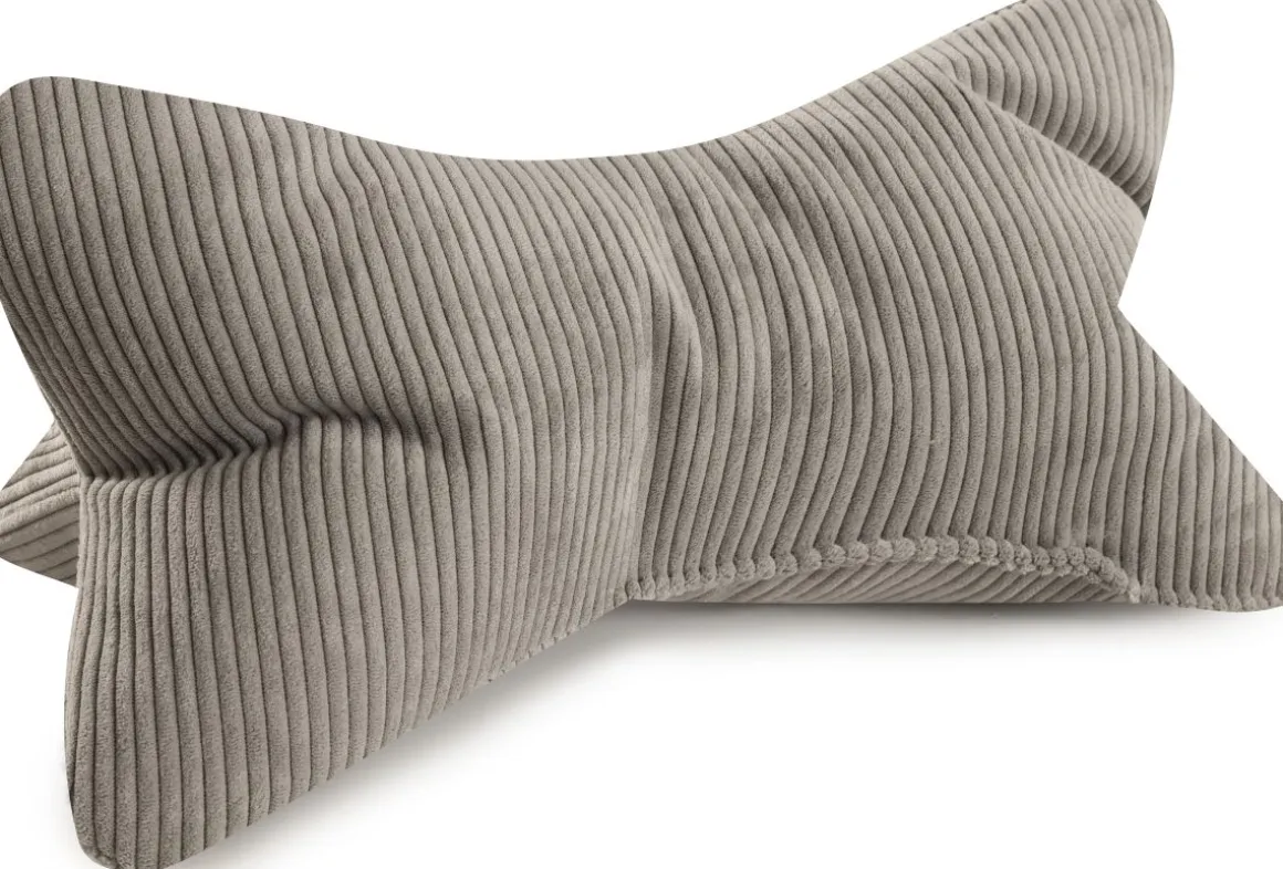 Magma Leseknochen Inga Cord Grau 42 x 22 cm