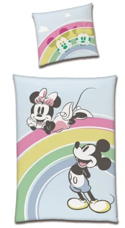Microflausch Bettwäsche Disney Mickey Mouse 135 x 200 cm