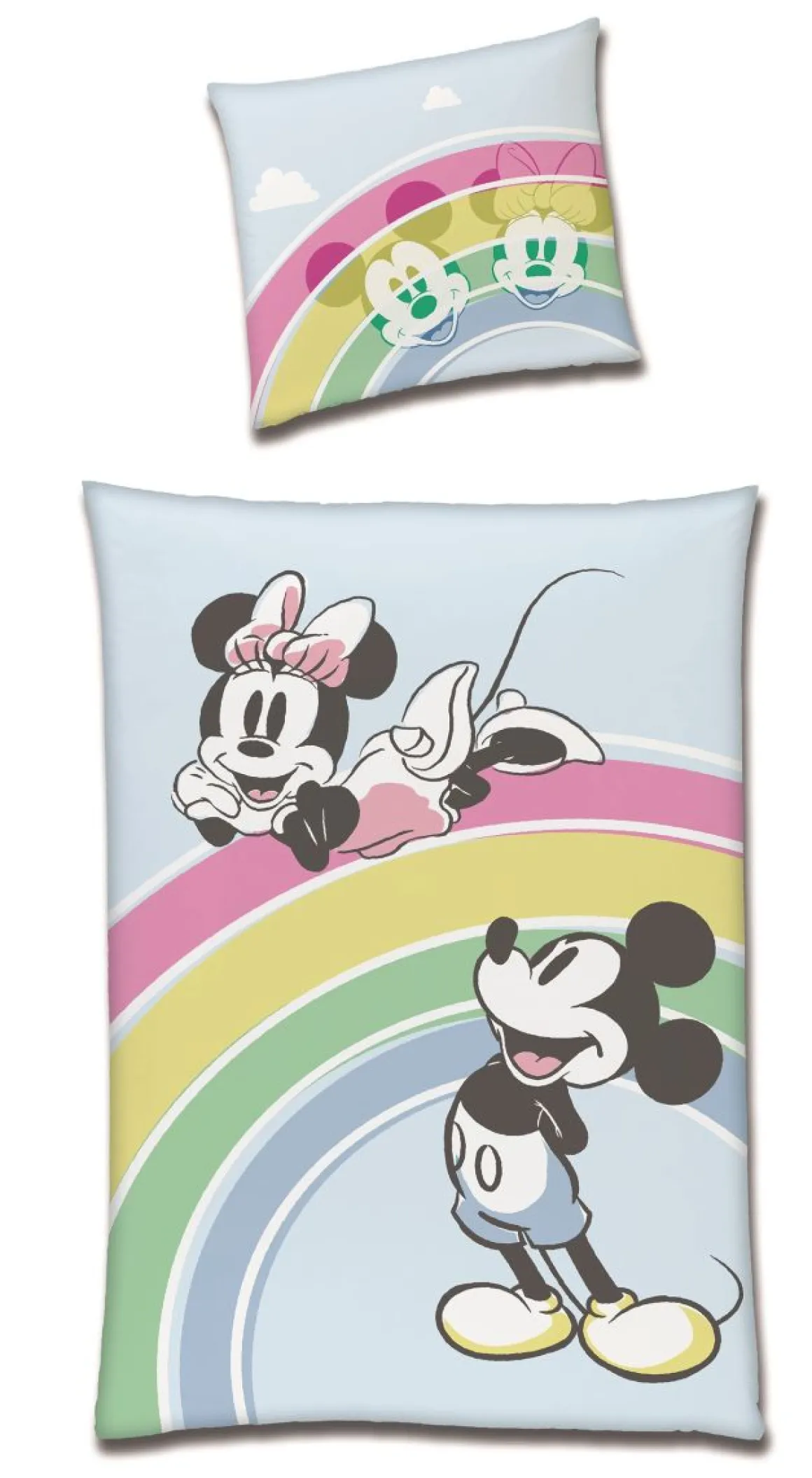 Microflausch Bettwäsche Disney Mickey Mouse 135 x 200 cm
